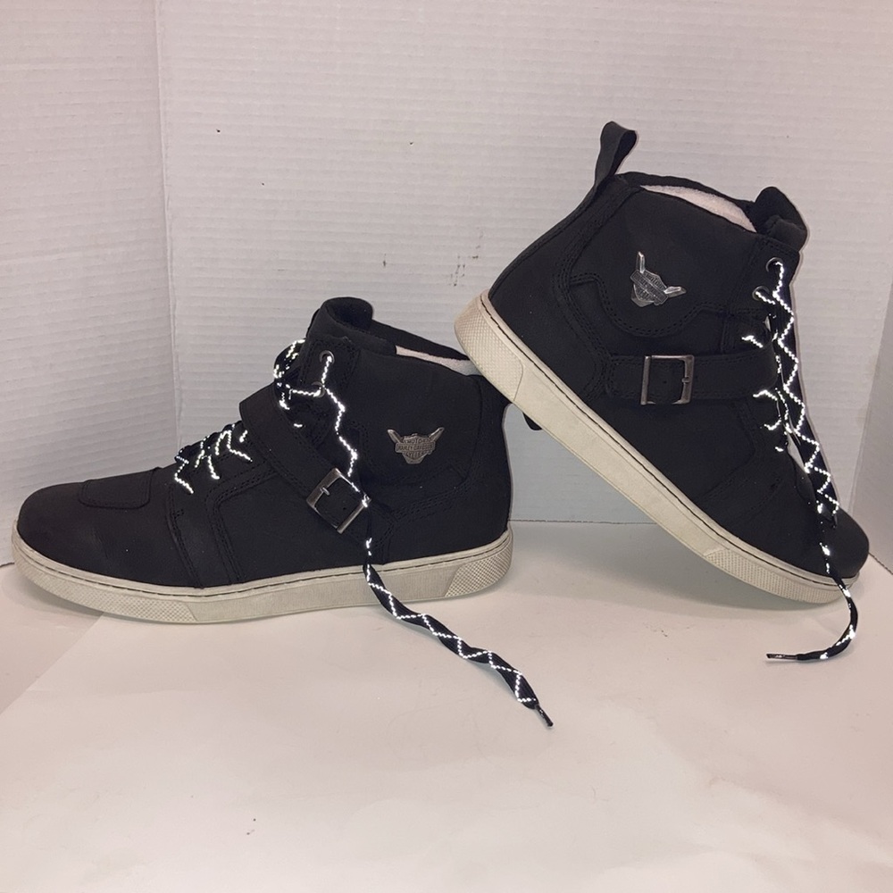 HARLEY DAVIDSON BATEMAN ANKLE PRO WITH STRAP RIDING ANKLE BOOTS Sneakers MENS - Picture 6 of 13